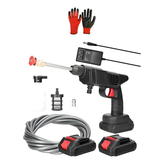 Hidrolavadora Portátil Bateria Mini Inalambrica Espuma Agua