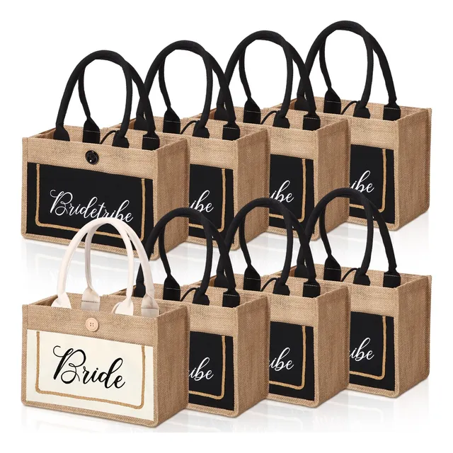 8 Bolsa Mano Para Novia Tribu Regalo Boda Playa Asa Yute