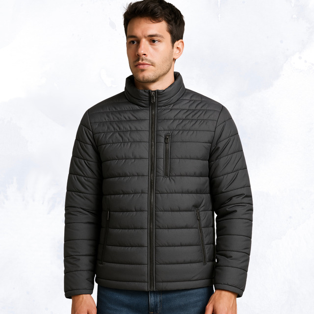 Jaqueta Puffer Bobojaco Masculina Inverno Bolso Peito Frio Jaqueta Puffer Bobojaco Masculina Inverno Bolso Peito Frio