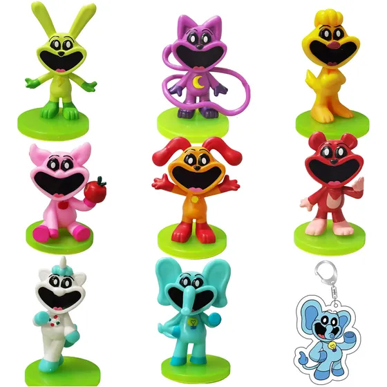 9pcs Poppy Playtime Smiling Critters Figura Juguete Modelo