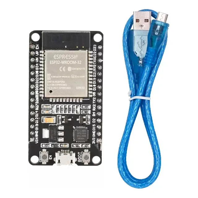 Módulo Esp32 Con Wifi, Bluetooth 4.2 Ble Nodemcu + Cable Usb