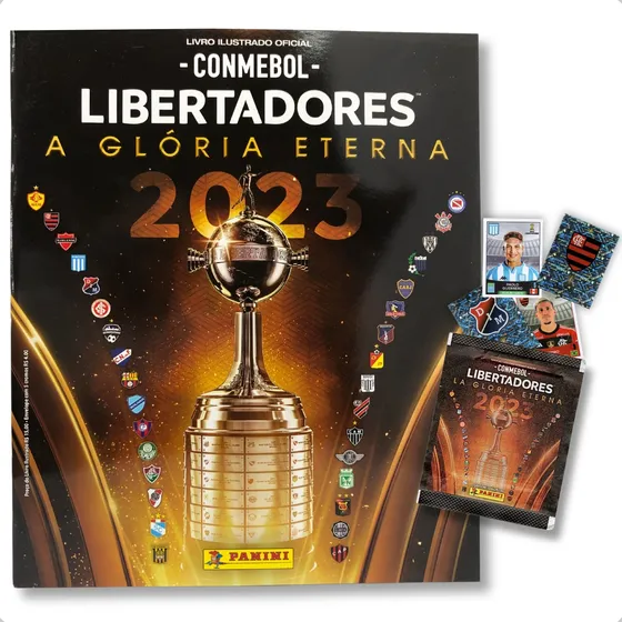 Álbum Copa Libertadores 2023 Capa Mole Completo Fluminense