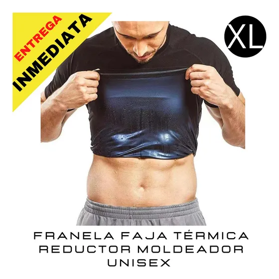 Franela Faja Térmica Hombre Abdomen Gimnasio Sauna Caballero