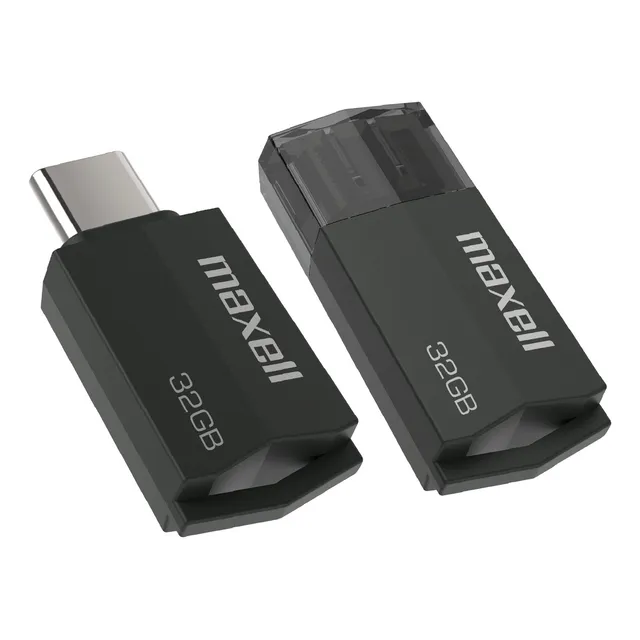Pendrive Maxell Usbtc Tipo C 32gb 3.2 Negro