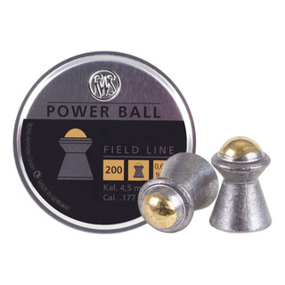Diabolos Rws Power Ball Field Line .177(4.5mm) 9.4gr 200pz Diabolos Rws Power Ball Field Line .177(4.5mm) 9.4gr 200pz