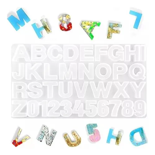 Molde De Letras Para Resina Epoxica