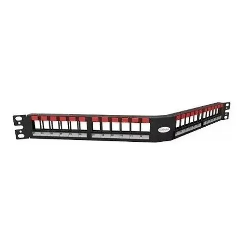 Patch Panel Descarregado 24p Angular Furukawa 1u