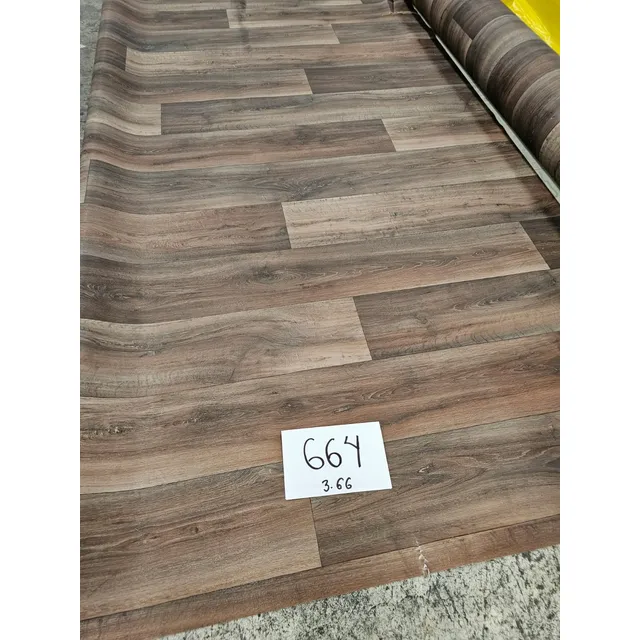 Piso Vinilico En Rollo 20 M2 Tipo Duela Madera Incluye Envio