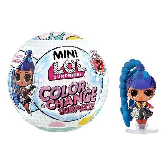 Muñeca Lol Surprise Color Change Mini Con Exhibidor