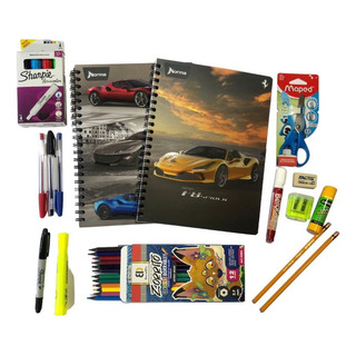 Lista Escolar Niño Regreso A Clases (16 Pzas) Ferrari Lista Escolar Niño Regreso A Clases (16 Pzas) Ferrari