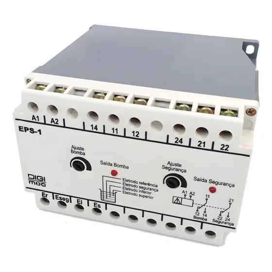 Rele De Nível Eletrônico Com Segurança Eps-1 127/220V Digimec