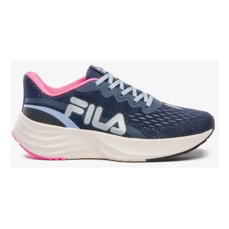 Tênis Feminino Comet 2 Fila Marinho/rosa Pink/azul Celeste Lisa 36 Br