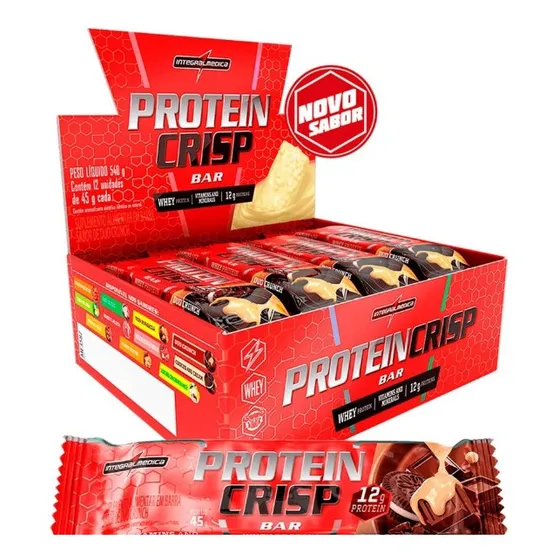 Protein Crisp Bar Duo Crunch 12 und Integralmédica