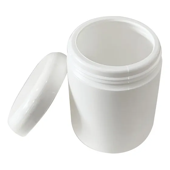 Pote Plástico P/ Suplemento 100ml C/ Tampa Rosca (100 Unid)