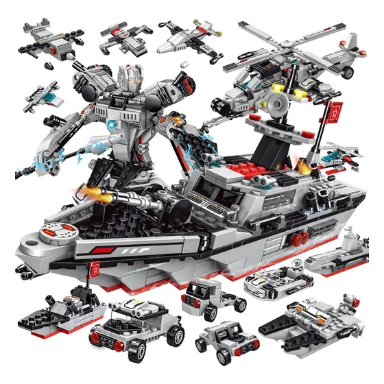 Increible Bloques De Construccion Robots Kit De 35 En 1