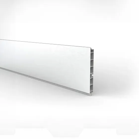 Zocalo Pvc Cepillado 120mm Grupo Euro Con Burlete 4mt Mueble