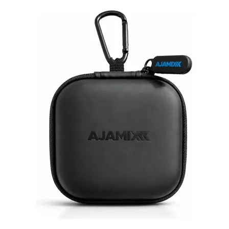 Case Porta Cabo E Fone De Ouvido Estojo Organizador Compacto Preto