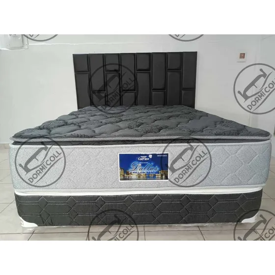 Colchon Colflex Dallas Pillow Ortopedico Matrimonial