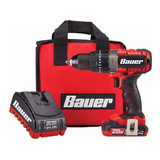 Taladro Rotomartillo Inalámbrico 20v Litio 1/2 Bauer.m