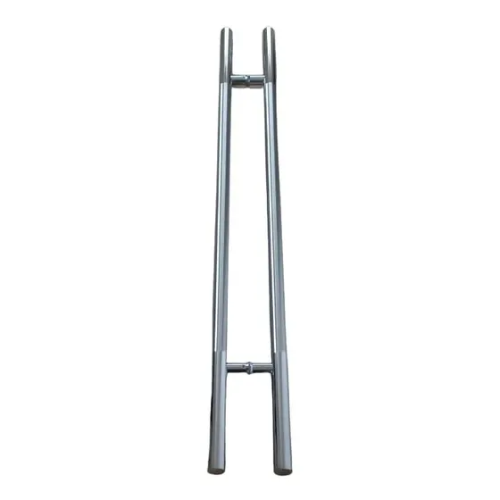 Manillon Tipo H Para Puerta De Vidrio  85 X 125  Cm