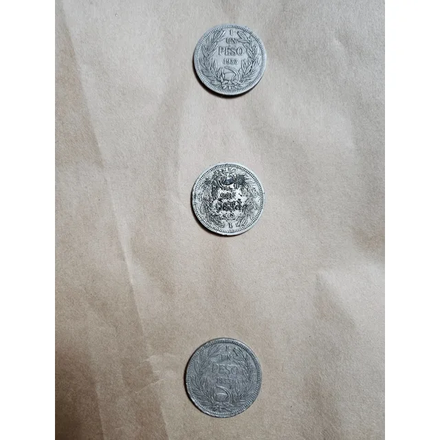Moneda Chilena 1 Peso De 1933