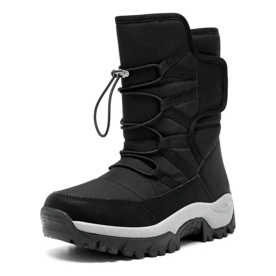 Botas De Nieve Altas Impermeables Para Hombre, Zapatos Cálid