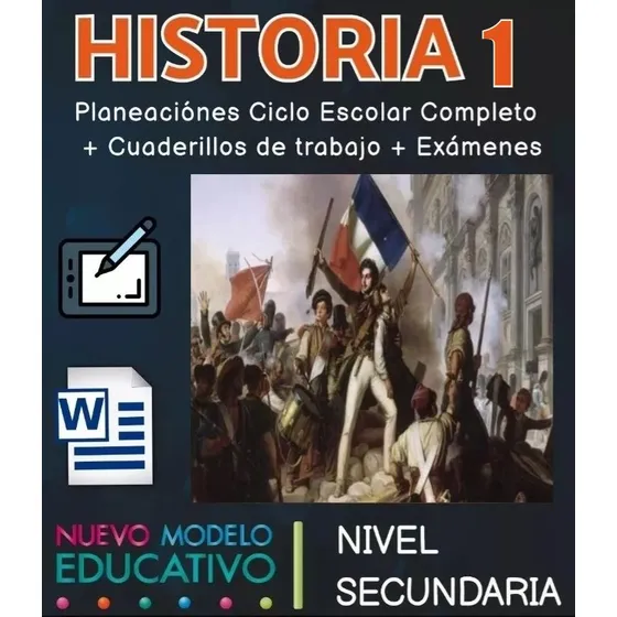 Planeación Historia 1 Por Proyectos Secundaria (2023)