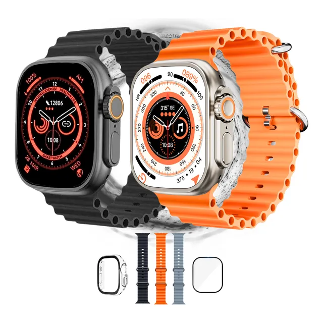 Relógio Smartwatch Ultra U9 Plus 49mm Gps Nfc Bússola Brinde