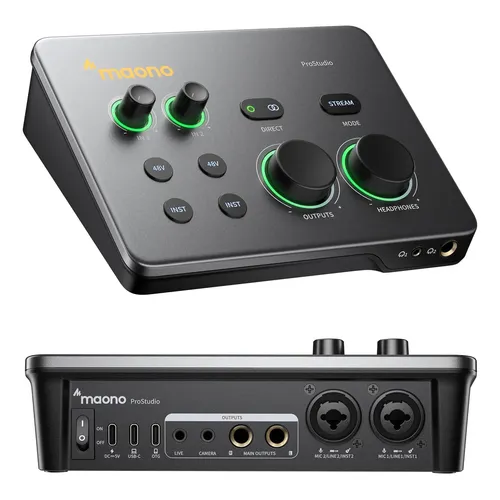 Interface de Áudio USB PreSonus Revelator Io24 Preto 96kHz 24bit