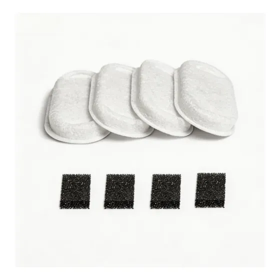Kit 4 Filtros Refil Para Fonte De Água Para Pets 4pcs Replacement Filters