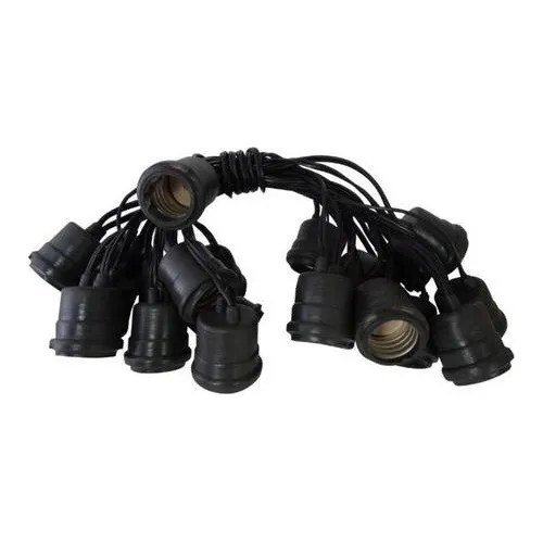 Extension Vintage E27 50 Socates Sin Bombillos 30mt Vert