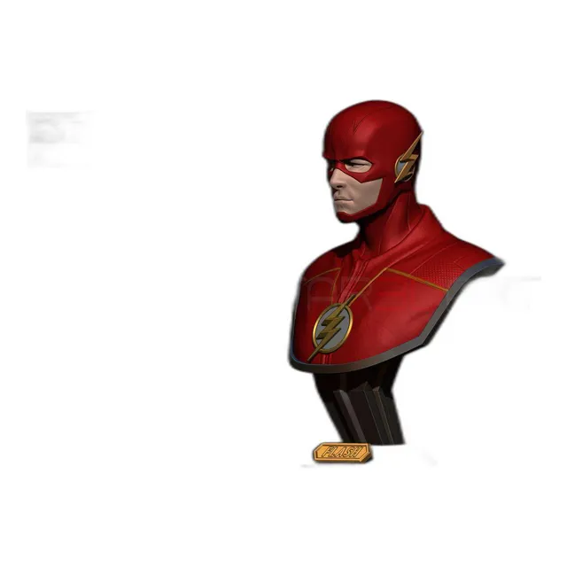 Rostro De The Flash: Rápido Y Poderoso