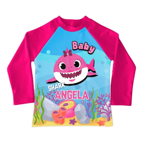 Playera Sudadera De Baño Para Niños Baby Shark