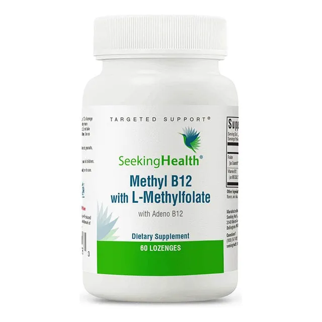 Vitamina B12 , Seeking Health,60 Pastillas