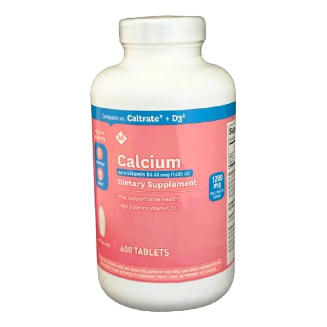 Calcium With D3  1200mg  600tabs  Members Mark