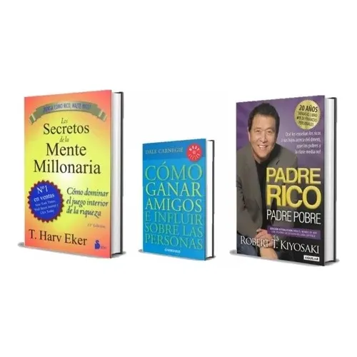 Mente Millo. + Ganar Amigos E Influir +  Padre Rico, Pobre.