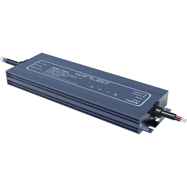 Fuente De Poder 12v @ 100w, 8.3a Para Exterior Mca. Winled