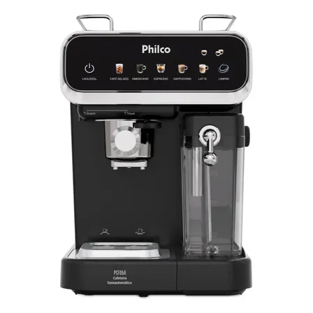 Cafeteira Expresso & Cápsulas Philco 20bar 5 Em 1 Pcf05a Preta Preto 127v