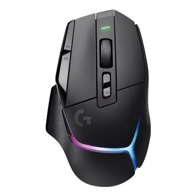 Mouse gamer inalámbrico recargable Logitech GSerie G G502 X Plus black