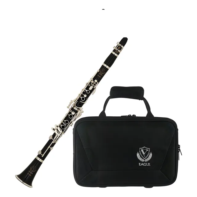 Eagle Clarinete 17 Chaves Sib Cl04n Cor Preto Cor Das Chaves Niqueladas
