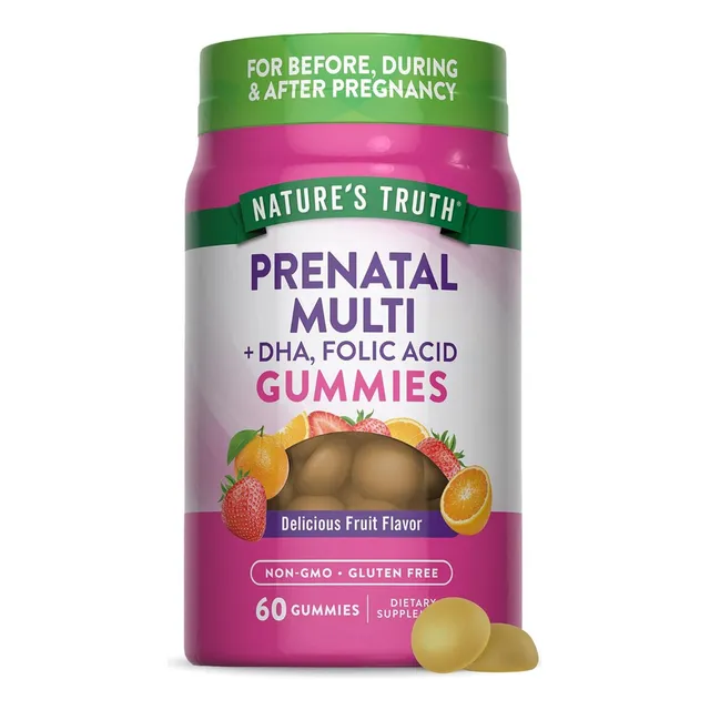 Multivitaminico Prenatal Nature's Truth 60 Gomitas Frutas