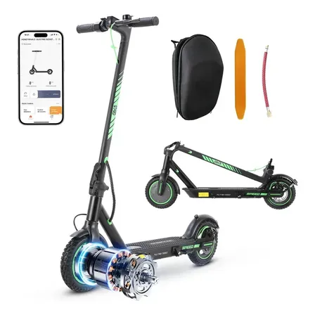 Gm5 P1 Max Patinete Elétrico Adulto, 400 W Scooter Elétrica, Autonomia De 30 Km Com A Bateria Totalmente Carregada, Velocidade Máxima De 25 Km/h, 10 Inch Pneu, Aplicativo Bluetooth