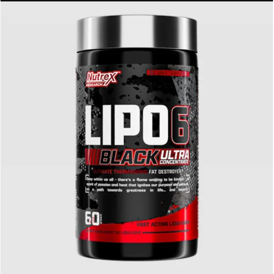 Nutrex Lipo 6 Black Ultra Concentrado 60 Cápsulas