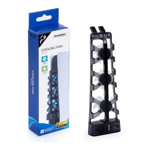 Enfriador para PS5 con LED y USB compatible con Play 5