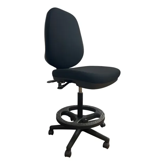 Silla Ergonómica Giratoria Factorynet SO4 Oficina Cajero Negro