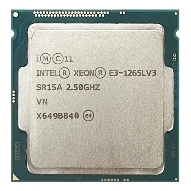 Intel Xeon E3-1265l V3 4 Cores 8 Threads 2.5ghz 45w