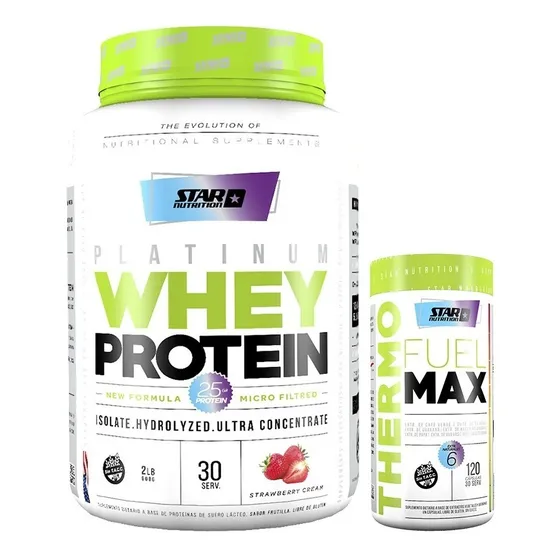 Premium Whey 2 Lb + Thermo Fuel 120cap Star Nutrition