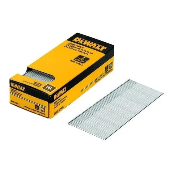 Clavos De Metal Dewalt 2 Pulg. X Calibre 18 (2500 Pzs)