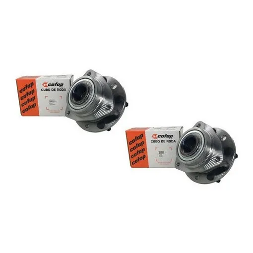 Par De Cubo Roda Dianteiro Com Rolamento S10 4x4 2006 Cofap
