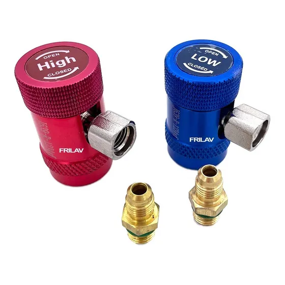 Cople Adaptador Para Cargar Gas Automotriz Curvo Refrigeraci